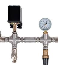 [19-000190] PS BOOST Inst. Kit Pressure switch 1-5bar, in-outlet, safety valve, tank tee, non-return valve, pressure gauge 10 bar