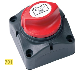 [BEP 701] Battery isolator BEP 701 (200A) 48V On/Off 1x 95mm2